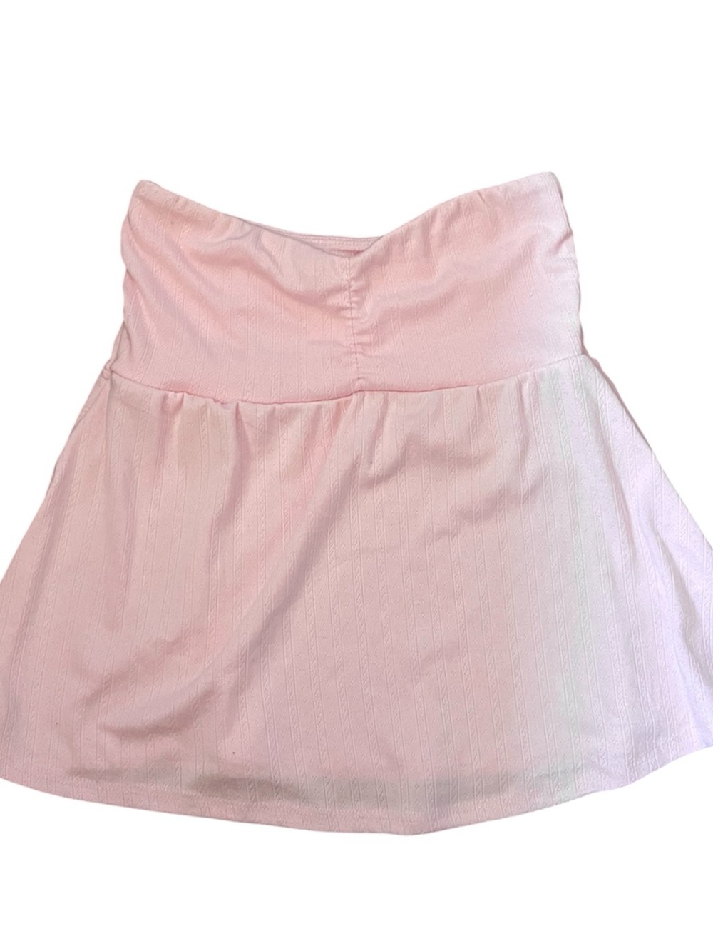 Bluenotes pink babydoll tube top